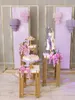 2022 Décoration de mariage Dessert Table Socle Gâteau Fleur Artisanat Support Extérieur Pelouse Fond Bienvenue Cadre Mariage Toile de Fond Arche Baptême Enfants Bonbons Stand