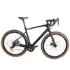 O mais novo disco plano 2x11 velocidade de fibra de carbono T800 Bike Complete GR042 com rodapé de alumínio 45/48/51/54cm Tamanho