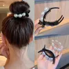 Hårklipp koreansk version av Girl Pearl Rainbow Candy Hairpin Dazzling Elegant Style Ball Hairpin