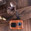 Haut-parleur Bluetooth rétro en bois, boîte Portable sans fil, Mini haut-parleur d'extérieur pour système sonore TF FM Radio musique MP3 caisson de basses