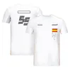 2022 F1 Formula One racing suit men's short-sleeved plus size team suit LOGO custom summer casual quick-drying T-shirt241N