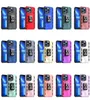 Hybrid Armor Heavy Duty Bracket Cases for iPhone 13 Pro Max SE 2022 11 12 XS XR 7 8 Plus Cover Cofplic Cover D1