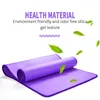 183cmx61cmx1cm espessado sem deslizamento Yoga MAT NBR Fitness Gym Mats Sports Cushion Gymnastic Pilates Pads com cinta de saco de ioga