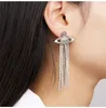 Zircon Tassel Temperament Earrings Western Queen Rings Saturn Full Of Diamonds Zircon High-end Designer Womens Jewelry Trendy Cool Planet Ring