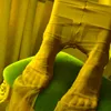 靴下の靴下は滑らかに生地光沢8dセクシーなオープンクロッチオイル光沢のあるパンストパンキーホースの女性股のないシアーストッキングソックスを見る