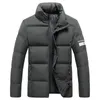 Hommes duvet hommes Parkas vestes Parka hommes vêtements d'extérieur chauds marque mince hommes manteaux décontracté coupe-vent matelassé M-5XL Bomber veste