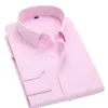 Macrosea Классический стиль мужские твердые рубашки с длинным рукавом повседневная удобная дышащая одежда для офиса 220324