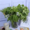 Ghirlande di fiori decorativi Piante verdi artificiali Composizione floreale Mazzo falso di decorazioni per la casa viventi Puntelli da tiroDecorativi