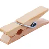 Log Color Clothes Pegs Hooks Home Wood Clip Storage Clip Clothe Folder Wooden clothing Pins Decorative Peg DH9484