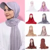 Cappello da baseball con protezione solare, scialle Hijab, cappelli turbante Bandana Hijab istantaneo per donna, pronti da indossare