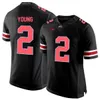 Maillots Ohio State Buckeyes Maillot Justin Fields Chase Young Haskins Jr. Elliott Eddie George Maillots de football rares cousus sur mesure