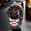 relogio masculino mens 패션 시계 남성 비즈니스 캐주얼 스테인리스 스틸 쿼츠 시계 날짜 달력 시계 Montre Homme