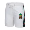 Projektant Skull Beach Shorts Mężczyźni sznurkalne relaksujące homme moda luksusowe litery na plaży letnie czarne białe oddychające breski koszykówki m-3xl