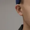 Stud Mini Earring dla mężczyzn stal nierdzewna emo geometryczna biżuteria minimalistyczna Koreanstud9591181