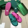 Slippers Summer Slik Women's Flip Flops Outside Wear Holiday Seaside Ladies Shoes Retro Designer Flat Heels Woman Wholesale 220530