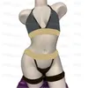 Tryckt sexig bikinis vintage delade kvinnors badkläder underkläder kvinnor strand pool party bh trosor legging sommar strand baddräkter2460