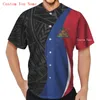 PLstar Cosmos Baseball Jersey Shirt 3d Stampato Haiti Custom You Name Donna Uomo Casual s hip hop Top 220708
