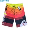 Shorts masculinos Man Beachwearwasual Summer Masculino Qucik Dry Bermuda Surf Beach Sport Sport Homme Loose Basketball Calça Menmen's