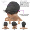 Short Pixie Cut Human Hair Brazilian none lace machine made Wigs for Black Women Glueless Wigs Pre Plucked