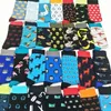 Men's Socks Fashion Cool Food Animal Alien Hip Hop Crew Funny Street Happy Men Harajuku Divertidos Skateboard Chaussette