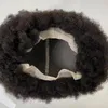 100 capelli umani vergini indiani sostituzione colore nero pizzo unità 4mm parrucche afro personalizzate in pizzo per uomo e donna