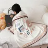 Coperte Fasciatoio Coperta per pisolino per bambini Confortevole Morbido Tenere al caldo Simpatico cartone animato Modello Lavabile Trapunta nata Esci Portare