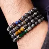 8mm natuursteen handgemaakte kralen strengen bedelarmbanden armbanden voor vrouwen mannenliefhebbers feestclub elastische sieraden