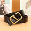 Fashion Brand Belt Men Designer Genuine Leather Belt Gold Sliver Buckle Mens Women Waistband High Quality Business Belts Casual Ceinture