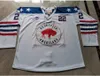 NC74 Custom Hockey Jersey Мужчины молодежь женщины Винтаж Ahl Rochester Американцы Джейсон Питерка 77 Джек Куинн 22 Редкий размер S до 6xl или любое имя и номера трикотажных изделий