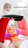 PDT LED Facial Red Light Skin Rejuvenation Machine 7 Colors Light Therapy Anti Wrinkle Body Face Maskにきび除去デバイスホットナノスプレー付きのニキビ除去装置