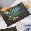RAGAZZO RAGAGGIO 30PCS Luminio Luminoso Glow in The Dark Forest Streamer Animal Greeting Post Card Novelty Cards