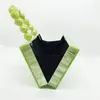 Apple Green Acrylic Evening Bag Beaded Handle Small Square Handbag Womens Dress Bags