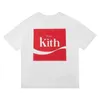 T-shirts de créateurs pour hommes Kith Diamond Manches courtes T-shirt noir uni Mode Vêtements Marque Col rond Slim Social Spirit Guy Half Man 00097