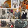 2022 Cute British Shorthair Cat Slippers For Women Men Who Loves Kitty Indoor Fluffy Plush Home Shoes Fur Slides Mules Slippers G220730