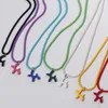 Chaines Collier pendentif pour chien coloré coloré coloré pour femmes Chaîne Chain de boîte Choker Simple Summer Casual Y2k Jewelry