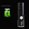 New Flash Light Bike Pocket Zoomable Lamp Built in Battery 10W USB Handy Powerful LED Flashlight XP-G Q5 Portable Rechargeable Torch