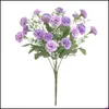 Fleurs décoratives couronnes fournitures de fête festive maison jardin faux fleur soie lilas haut de gamme haute qualité livraison directe 2021 Ebj5R