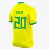 Brasil Soccer Jerseys Brazils koszulki Casemiro Vini Jr Richarlison Pele 2024 Carlos Romario Ronaldinho Camisa de Futebol 25 24 Zestaw dla dzieci rywalizujących