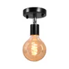 Lamba tabanı E27 Işık Soketi 180 Derece Antik Metal Lamba Soketi Tutucu Edison Vidalı Ampul Base Basit Demir Yemek Odası