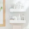 Household products bathroom rack bathroom wall hanging magic paste non perforated bath product storage box Simple and practical