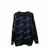 Women Mens Designers Sweter Pullover Blue z kapturem długi rękaw Swatery bluza 2021 Knitwear Kobiety ubrania zimowe ubrania