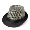 Chapeaux à large bord Été Dames Chapeau Mode Jazz Caps Couleur Tendance Plage Vacances Soleil Cool Respirant Cap Verano Hommes Femmes Paille ChapeauWide