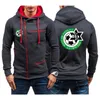 Vestes pour hommes Maccabi Haifa pour hommes Manches longues Diagonal Zipper Prints Hoodies Sweats à la mode Sportswears Pullover Tops Vêtements