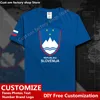 Slovénie slovène pays t-shirt personnalisé Jersey Fans bricolage nom numéro marque haute rue mode Hip Hop lâche décontracté t-shirt 220616