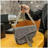 Crossbody Omuz Under koltuklu çanta lüksler tasarımcıları yüksek kaliteli moda kadın çanta cüzdanları bayanlar debriyaj elmas çanta çantası 2022 trend kotları çanta