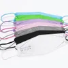 KN95 mask adult disposable mask color pink blue five-layer protection dustproof comfortable breathable masks