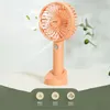 Party Favor New Handheld Small Fan Usb Charging Mini Fan Chasing Drama Artifact Dormitory Folding Gift Outdoor travel fan Portable