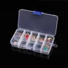 10 Grids Jewelry Storage Box Plastic Clear Display Case Organizer Holder for Beads Ring Earrings Jewelry SN6445