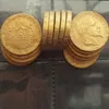 France 1869b fait de napoléon d'or plaqué en laiton 20 francs belles ornements de pièces de monnaie répliques de pièces de monnaie accessoires de décoration de maison