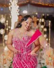 2022 plus size arabic aso ebi luxuosas sereia sereia vestidos de baile sexy pescoço noturno festas formal segunda recepção vestidos de noivado de aniversário ZJ707